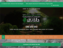 Tablet Screenshot of irishbrigadetavern.com